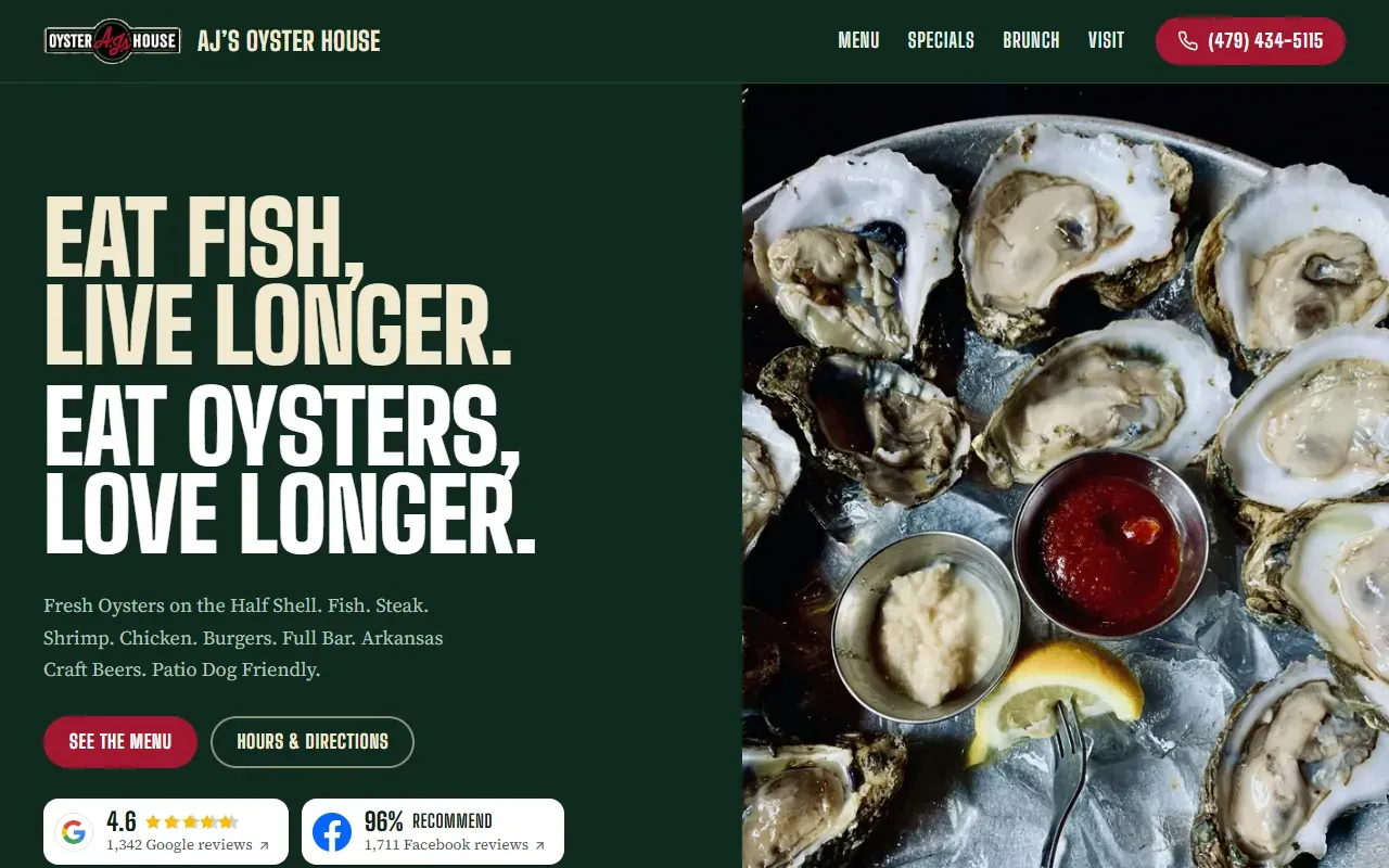 Restaurant site layout